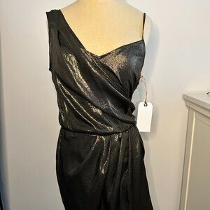 Black Metallic Dress – Perfect for a Night Out & NEVER WORN!